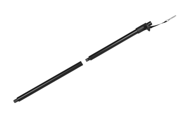 TELESCOPIC SPEAKER POLE (25MM) WITH THREADED M20. ADJUSTABLE HEIGHT. DISASSEMBLABLE IN TWO PARTS